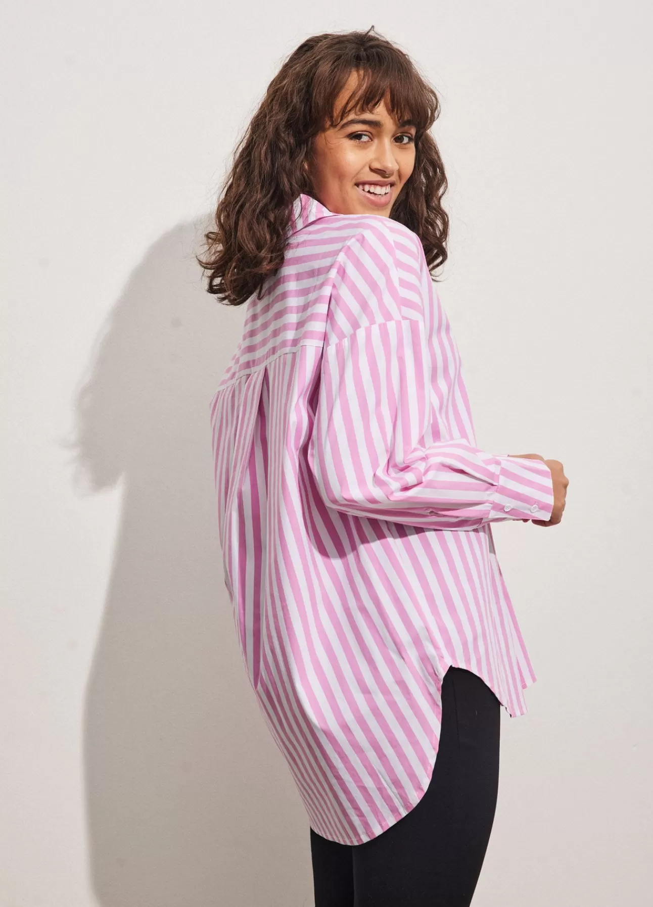 Best Sale Cc Heart Harper Oversized Skjorte M. Striber Kvinde Skjorter Og Bluser